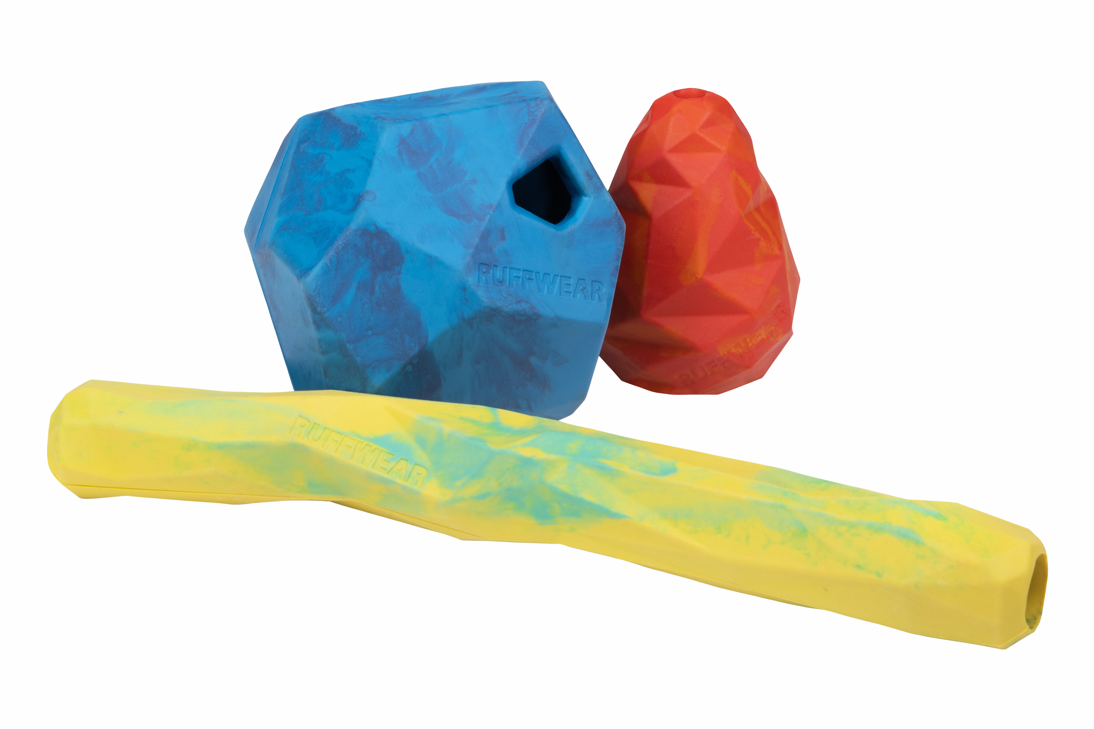 Ruffwear Gnawt-a-Stick Natural Rubber Floating Throw Dog Toy (Glacial Blue)