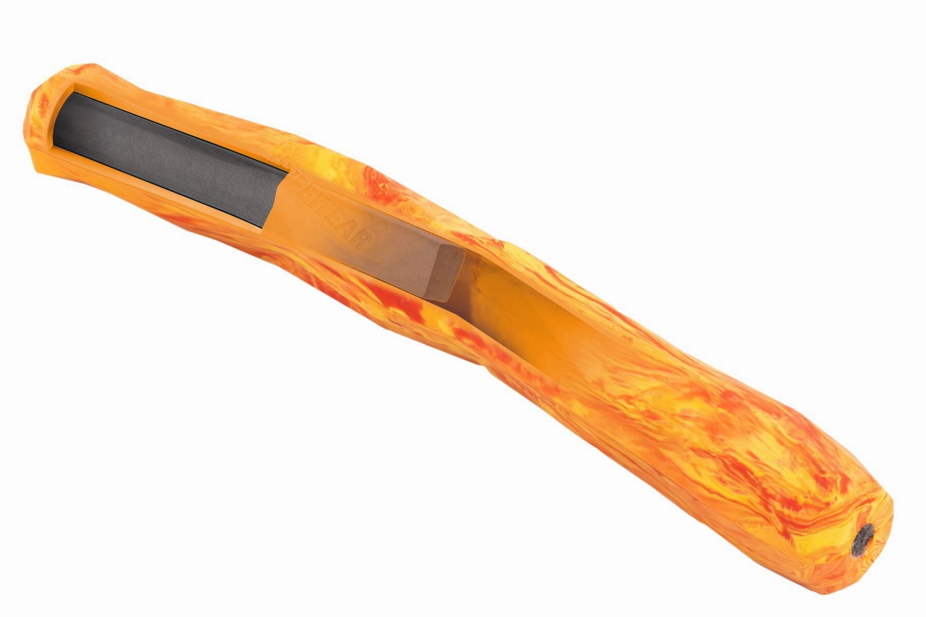 Ruffwear Gnawt-a-Stick Natural Rubber Floating Throw Dog Toy (Salamander Orange)