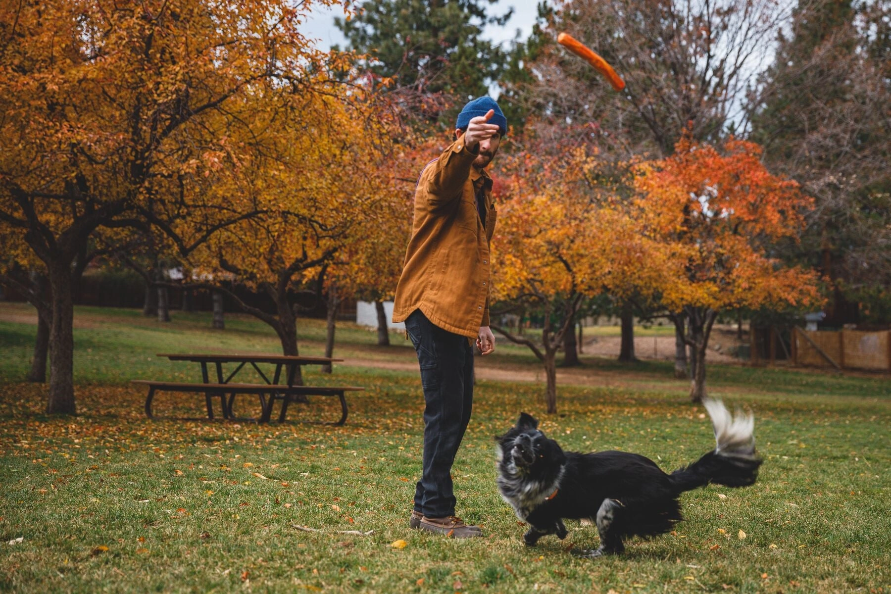 Ruffwear Gnawt-a-Stick Natural Rubber Floating Throw Dog Toy (Salamander Orange)