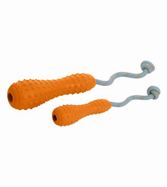 Ruffwear Gourdo Interactive Rubber Throw Dog Toy (Campfire Orange)