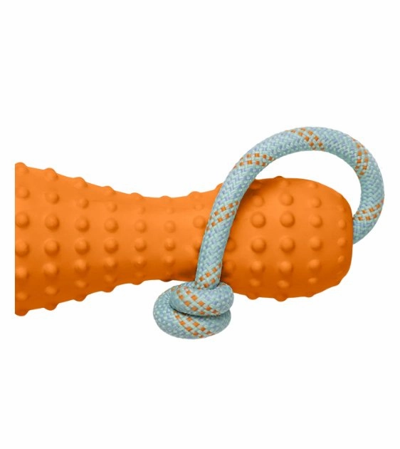 Ruffwear Gourdo Interactive Rubber Throw Dog Toy (Campfire Orange)
