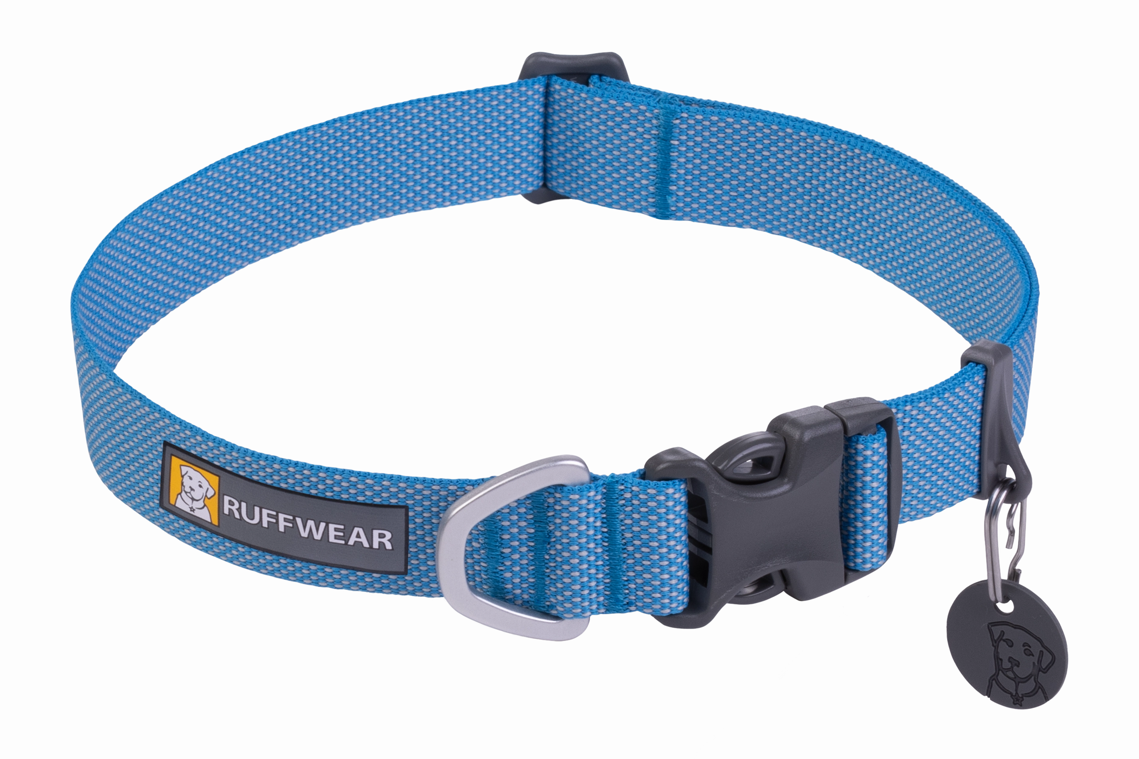RuffWear Hi & Light Dog Collar - Blue Dusk dog collar,pet neck strap