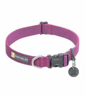 Ruffwear Hi & Light? Lightweight Dog Collar (Alpenglow Pink) dog charms,dog ID