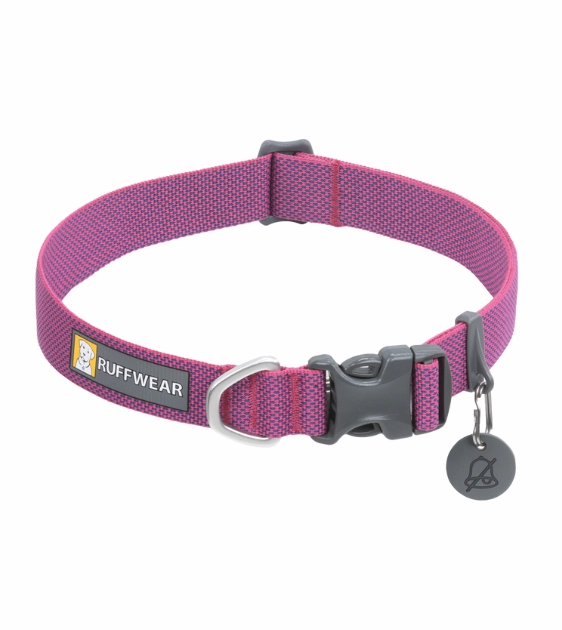 Ruffwear Hi & Light? Lightweight Dog Collar (Alpenglow Pink) dog charms,dog ID