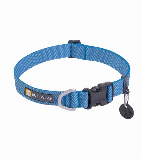 Ruffwear Hi & Light? Lightweight Dog Collar (Blue Dusk) dog charms,dog ID
