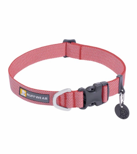 Ruffwear Hi & Light? Lightweight Dog Collar (Salmon Pink) dog charms,dog ID