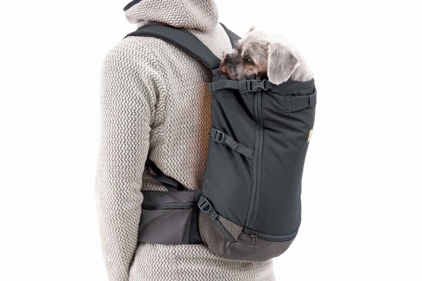 Ruffwear Hitch Hiker? Lightweight Technical Dog Backpack Carrier (Basalt Gray)