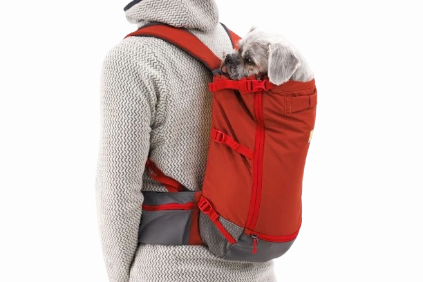 Ruffwear Hitch Hiker? Lightweight Technical Dog Backpack Carrier (Red Clay)