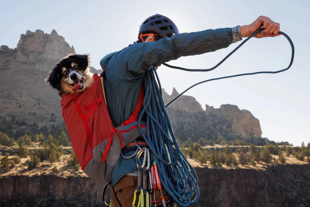 Ruffwear Hitch Hiker? Lightweight Technical Dog Backpack Carrier (Red Clay)