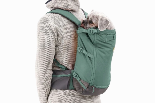 Ruffwear Hitch Hiker? Lightweight Technical Dog Backpack Carrier (River Rock Green)