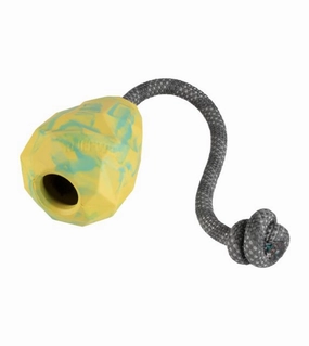 Ruffwear Huck-a-Cone Rubber & Rope Tug & Fetch Dog Toy (Lichen Green) wet dog food,moist dog food