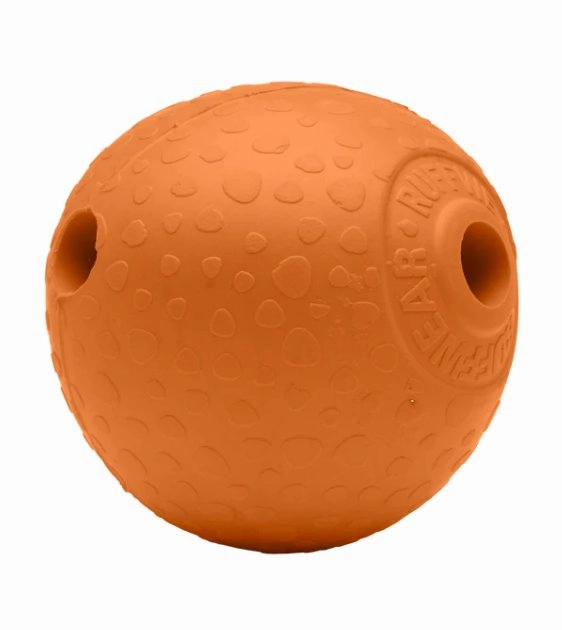 Ruffwear Huckama Interactive Rubber Throw Dog Toy (Campfire Orange)