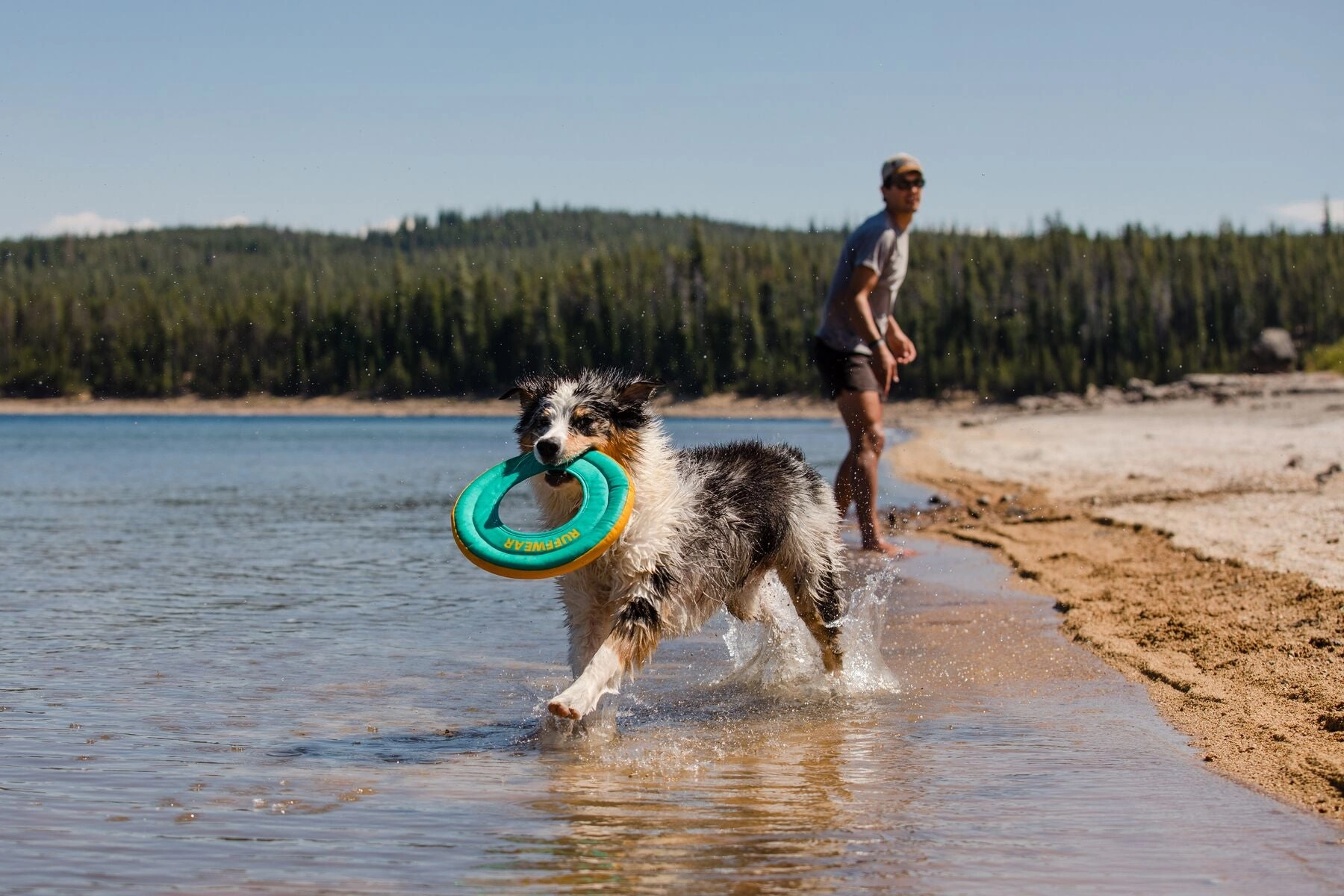 Ruffwear Hydro Plane High-Floating Foam Tug & Fetch Toy Fetch Dog Toy (Tangelo Orange)