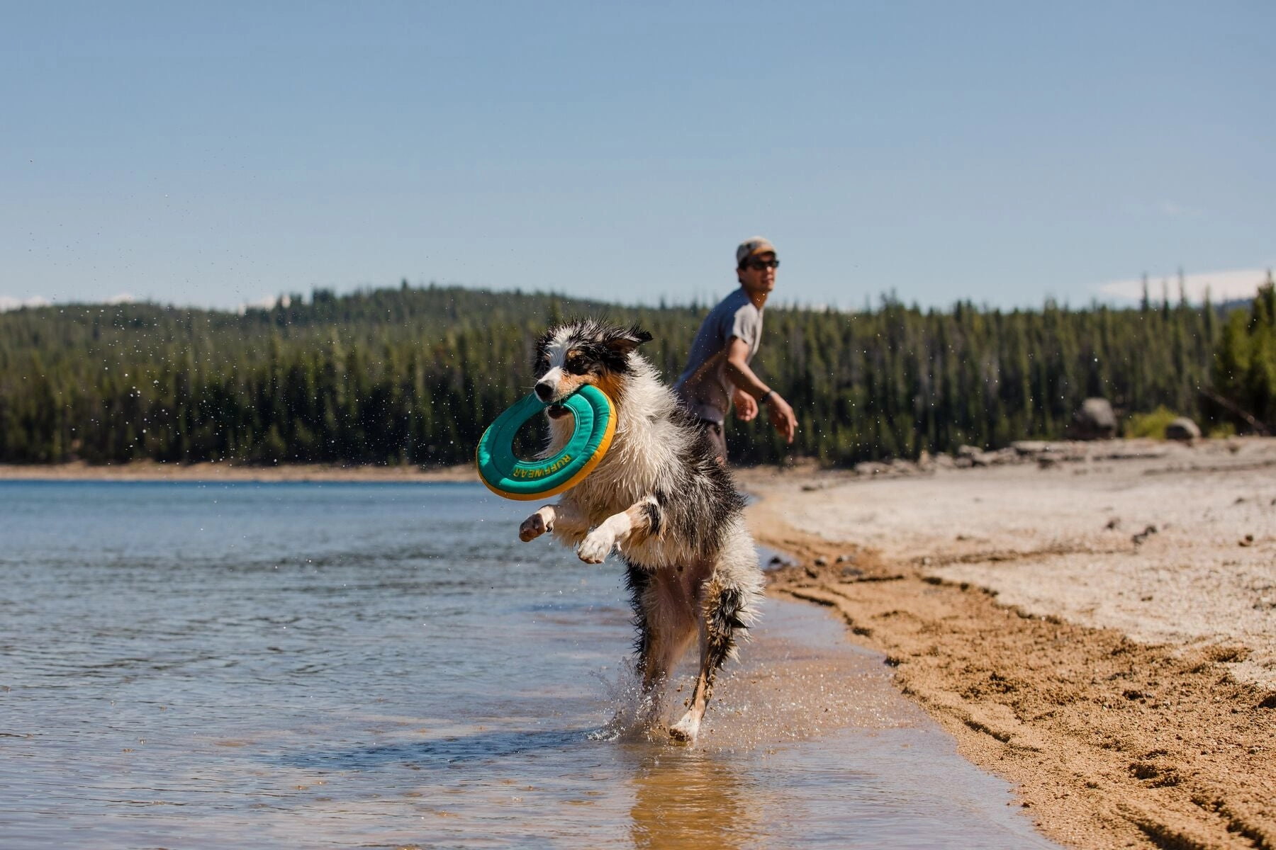 Ruffwear Hydro Plane High-Floating Foam Tug & Fetch Toy Fetch Dog Toy (Tangelo Orange)