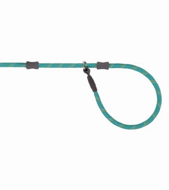 Ruffwear Just-a-Cinch? Reflective Rope Slip Dog Leash (Aurora Teal)