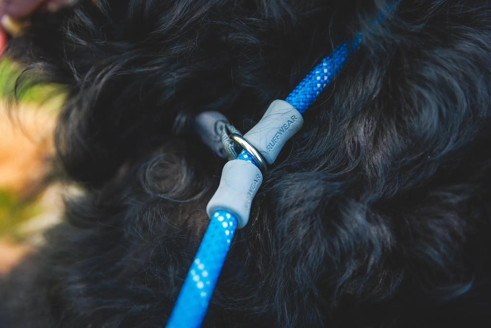 Ruffwear Just-a-Cinch? Reflective Rope Slip Dog Leash (Obsidian Black)