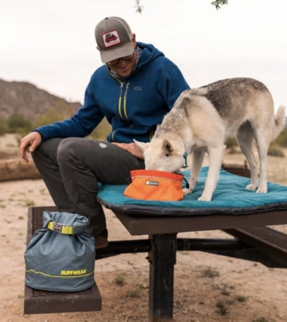 Ruffwear Kibble Kaddie Dog Food Travel Bag (Slate Blue)