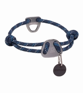 Ruffwear Knot-a-Collar? Reflective Rope Dog Collar (Blue Moon) dog charms,dog ID