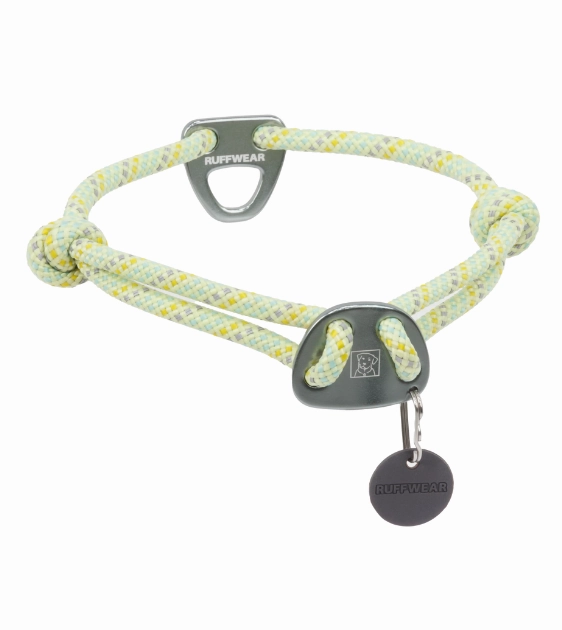 Ruffwear Knot-a-Collar? Reflective Rope Dog Collar (Moss Green) dog charms,dog ID