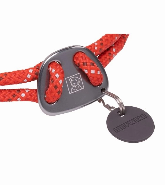 Ruffwear Knot-a-Collar? Reflective Rope Dog Collar (Red Sumac)