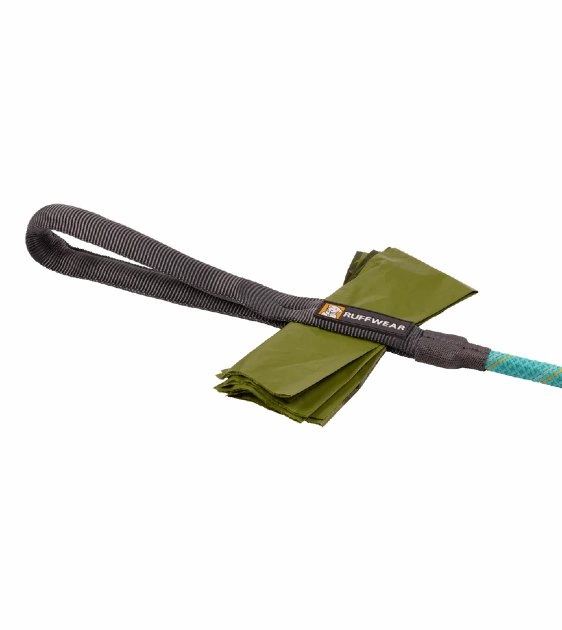 Ruffwear Knot-a-Leash? Reflective Rope Dog Leash with Locking Carabiner (Aurora Teal)