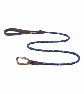 Ruffwear Knot-a-Leash? Reflective Rope Dog Leash with Locking Carabiner (Blue Moon)