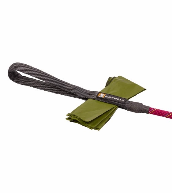 Ruffwear Knot-a-Leash? Reflective Rope Dog Leash with Locking Carabiner (Hibiscus Pink)