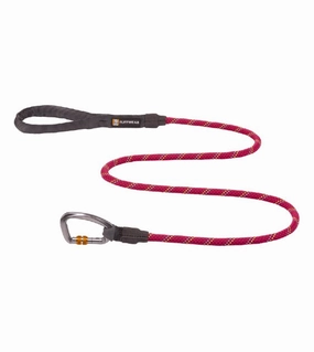 Ruffwear Knot-a-Leash? Reflective Rope Dog Leash with Locking Carabiner (Hibiscus Pink)