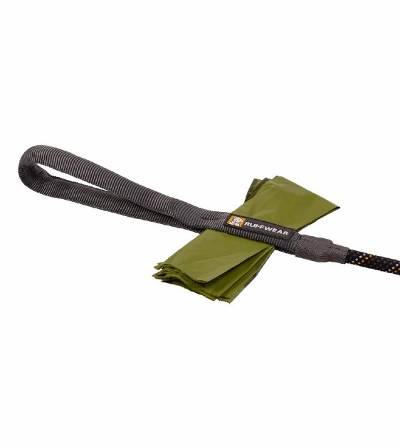 Ruffwear Knot-a-Leash? Reflective Rope Dog Leash with Locking Carabiner (Obsidian Black)