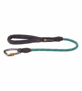 Ruffwear Knot-a-Long? Short Rope Dog Leash with Locking Carabiner (Aurora Teal) dog joint care,hip support