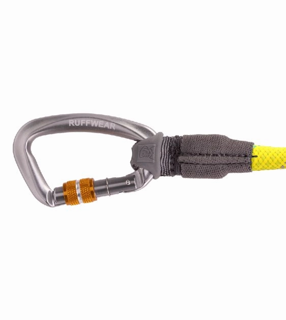 Ruffwear Knot-a-Long? Short Rope Dog Leash with Locking Carabiner (Lichen Green)