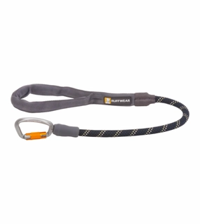 Ruffwear Knot-a-Long? Short Rope Dog Leash with Locking Carabiner (Obsidian Black) dog joint care,hip support