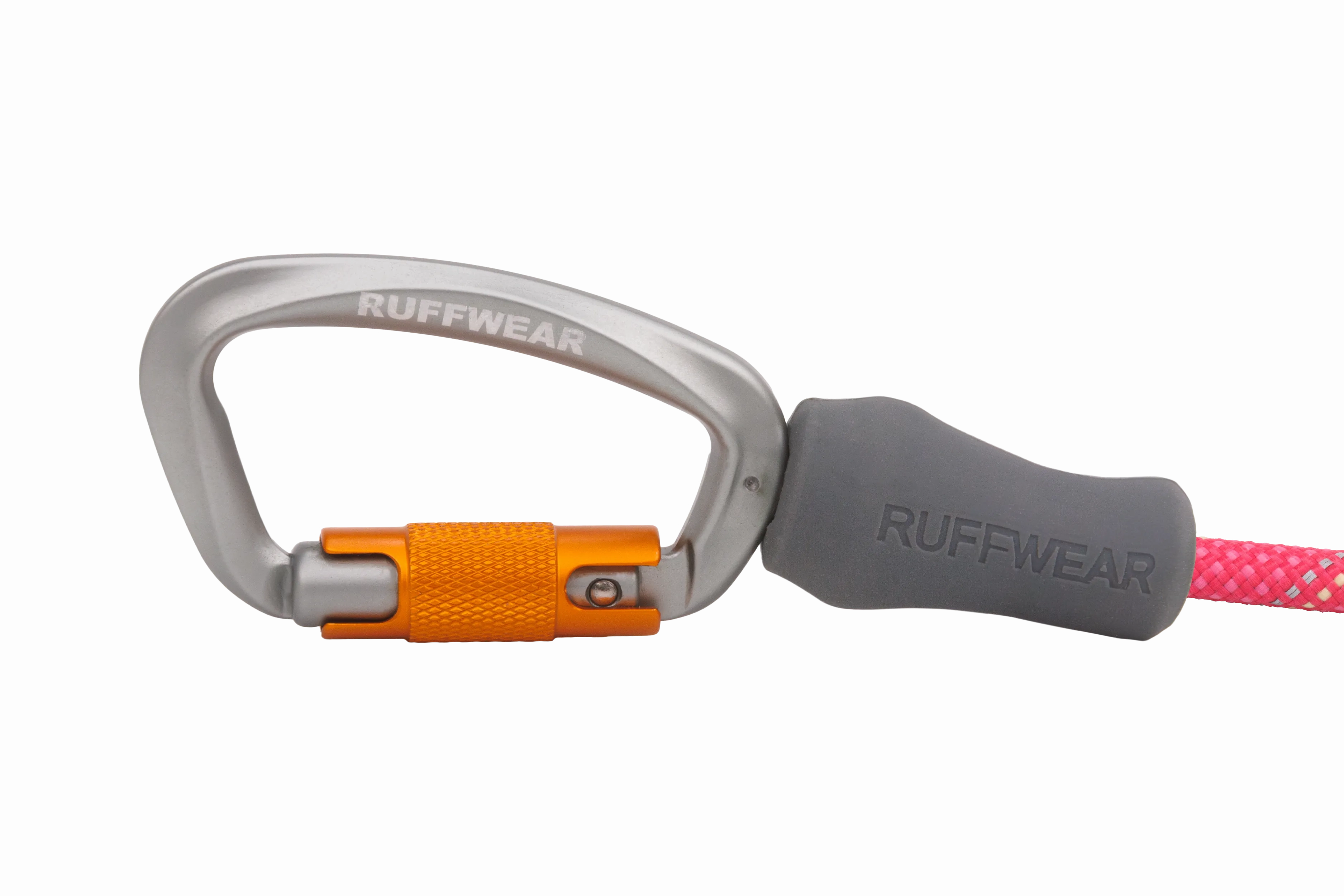Ruffwear Knot-a-Long? Short Rope Dog Leash with Locking Carabiner (Obsidian Black)