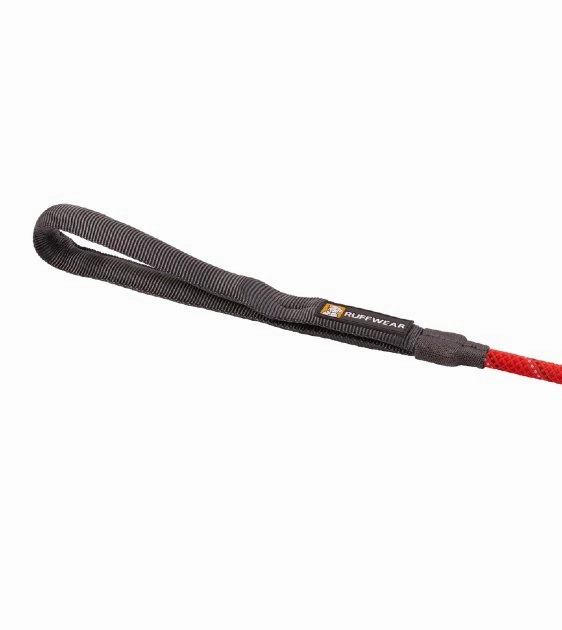Ruffwear Knot-a-Long? Short Rope Dog Leash with Locking Carabiner (Red Sumac)