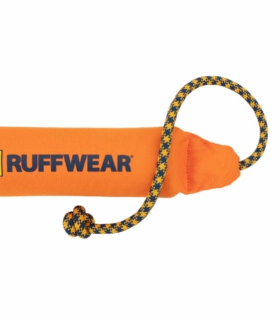 Ruffwear Lunker Interactive Floating Throw Dog Toy (Campfire Orange)