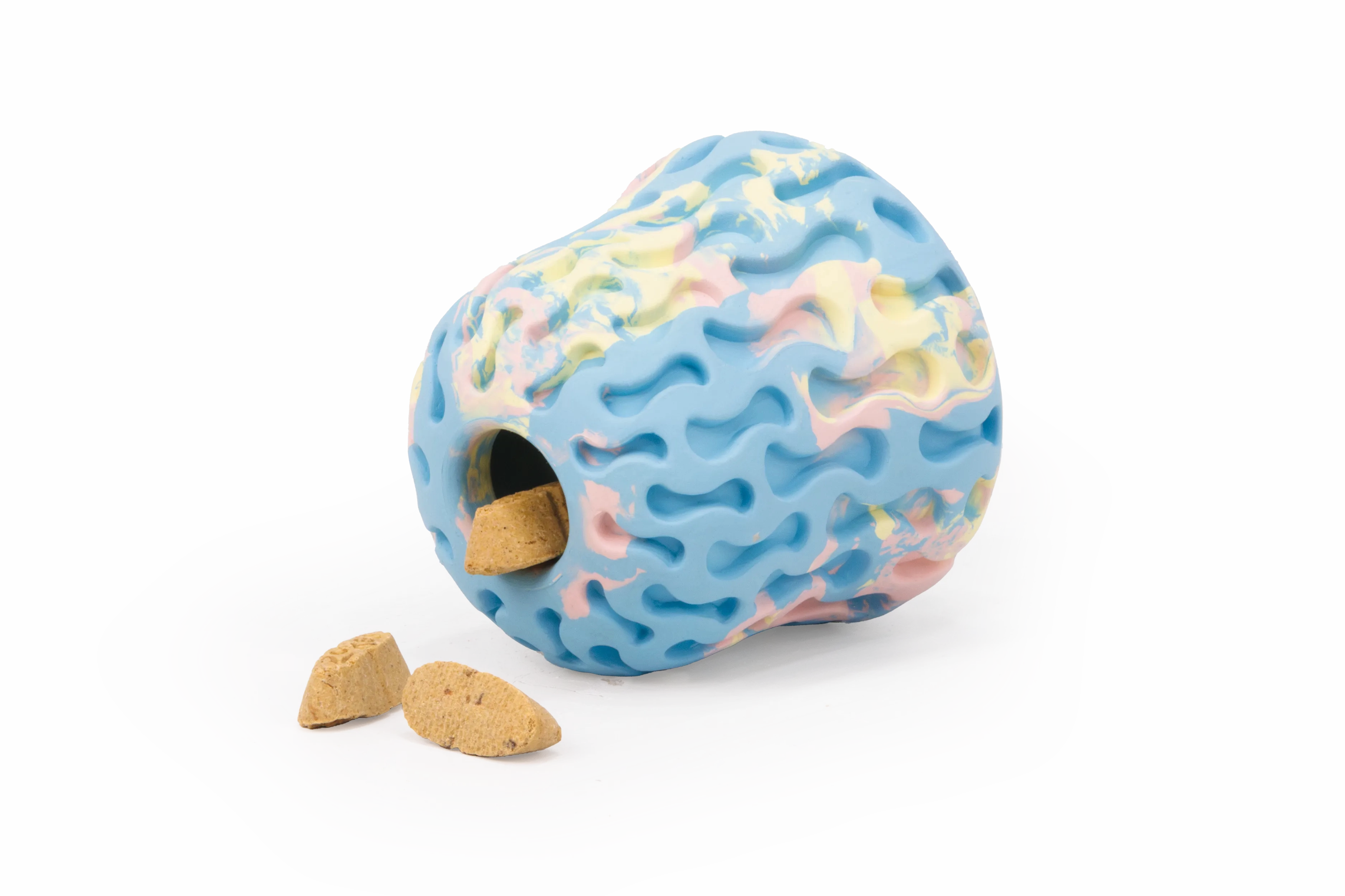 Ruffwear Morel Chew Resistant Treat Dispensing Dog Toy (Gray Sky)