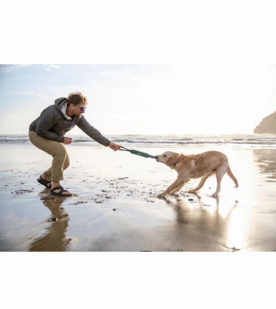 Ruffwear Pacific Loop Tug & Fetch Dog Toy (Sockeye Red)