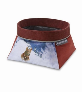 Ruffwear Quencher Artisst Series Packable Food & Water Dog Bowl (Mount Bailey) dog nutrition,healthy dog food