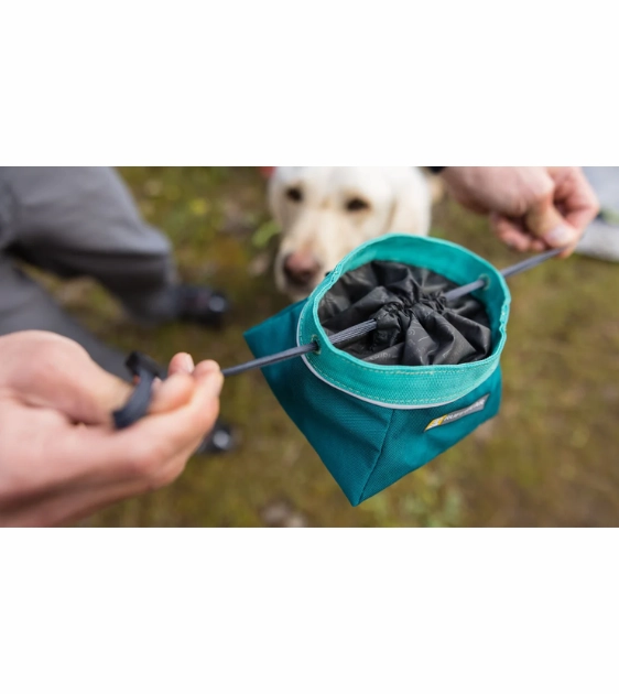 Ruffwear Quencher Cinch Top Packable & Closeable Food & Water Dog Bowl