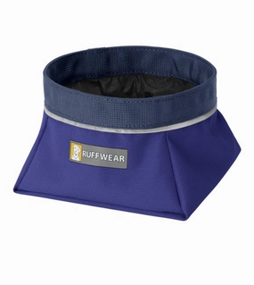Ruffwear Quencher Collapsible Food & Water (Huckleberry Blue) Dog Bowl dog nutrition,healthy dog food
