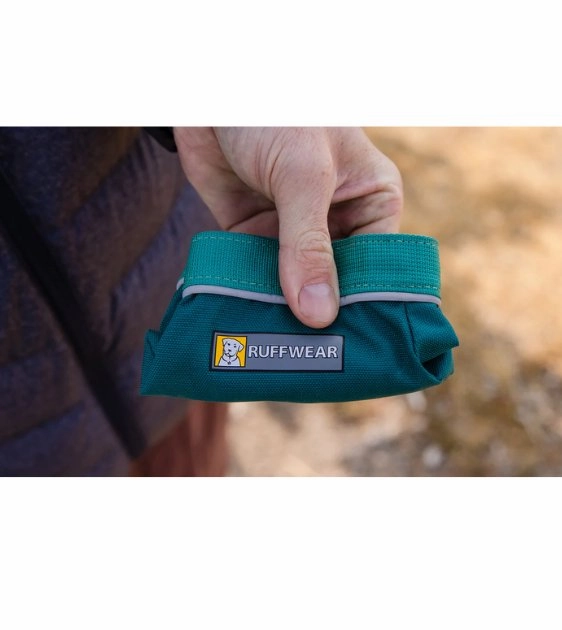 Ruffwear Quencher Collapsible Food & Water (Tumalo Teal) Dog Bowl