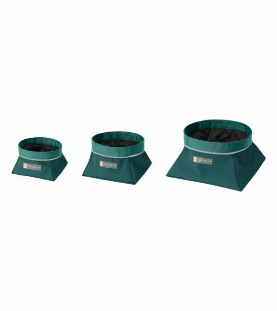 Ruffwear Quencher Collapsible Food & Water (Tumalo Teal) Dog Bowl