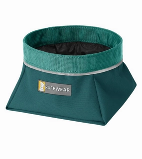 Ruffwear Quencher Collapsible Food & Water (Tumalo Teal) Dog Bowl dog bowl,pet feeder