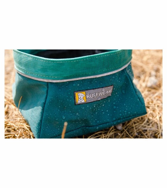 Ruffwear Quencher Collapsible Food & Water (Tumalo Teal) Dog Bowl