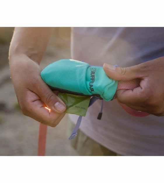 Ruffwear Stash Bag Mini Poop Bag Dispenser (Aurora Teal)
