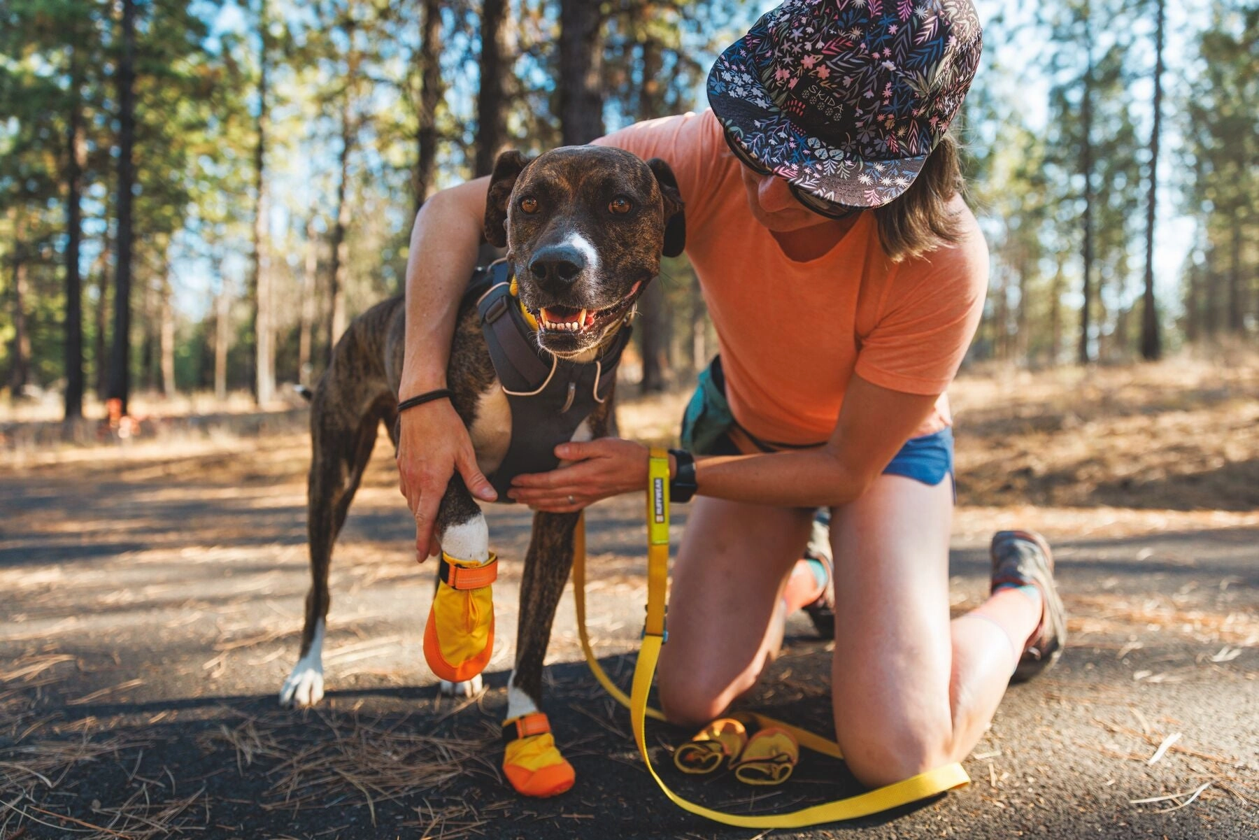 Ruffwear Summit Trex All-Season Paw Protection Dog Boots (Sunrise Yellow)