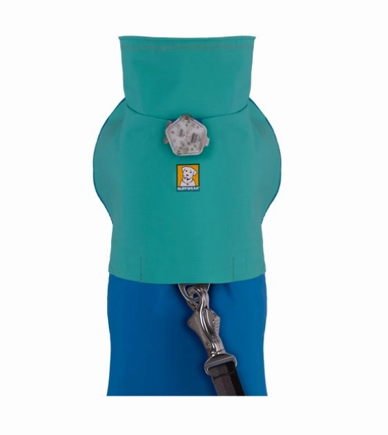 Ruffwear Sun Shower Reflective Lightweight Dog Raincoat (Blue Dusk)