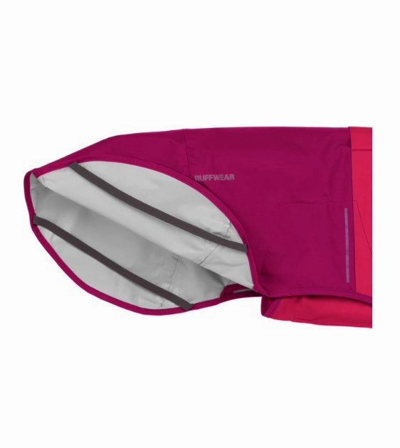 Ruffwear Sun Shower? Reflective Lightweight Dog Raincoat (Hibiscus Pink)