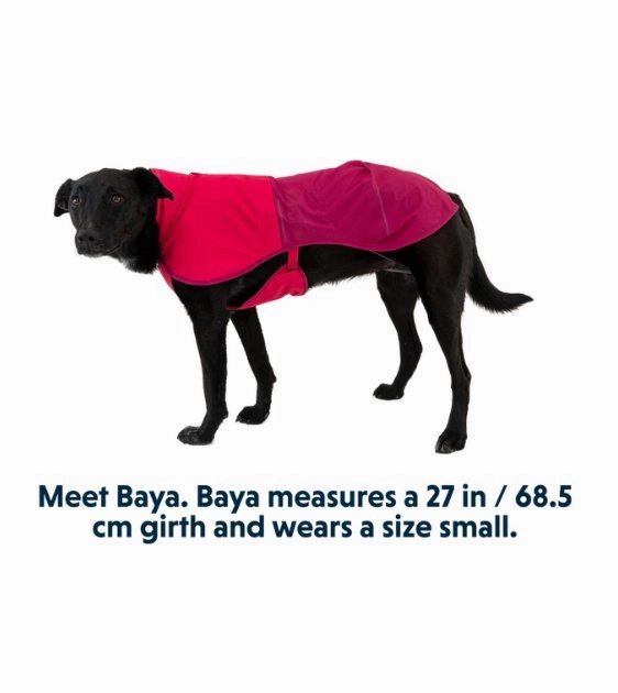 Ruffwear Sun Shower? Reflective Lightweight Dog Raincoat (Hibiscus Pink)