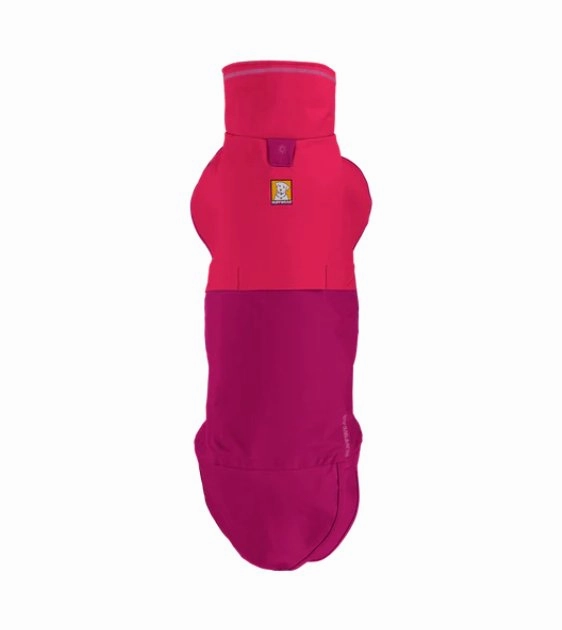 Ruffwear Sun Shower? Reflective Lightweight Dog Raincoat (Hibiscus Pink)